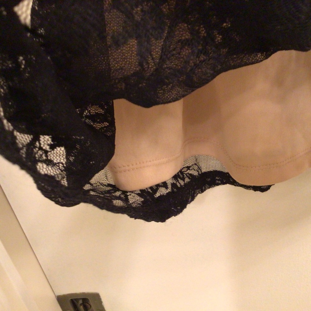 AUW./.STRAPLESS.BLACK.LACE.DRESS - Picture 8 of 9